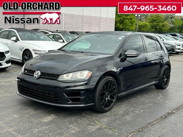 Deep Black 2016 Volkswagen Golf R Hatchback All-Wheel Drive 6-Speed Dual Clutch