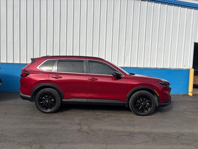 Radiant Red Metallic 2025 Honda CR-V Hybrid SUV / Crossover All-Wheel Drive Continuously Variable Transmission