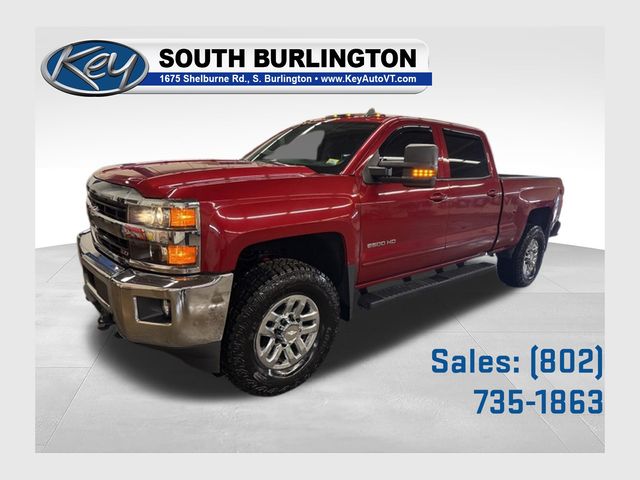 Cajun Red Tintcoat 2018 Chevrolet Silverado 2500HD LT Crew Cab 4WD Pickup Truck Four-Wheel Drive 6-Speed Automatic Overdrive