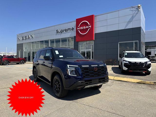 Deep Ocean Blue Pearl 2025 Nissan Armada PRO-4X 4WD SUV / Crossover Four-Wheel Drive 9-Speed Automatic