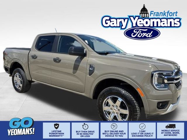 Marsh Gray 2025 Ford Ranger Pickup Truck Four-Wheel Drive Automatic