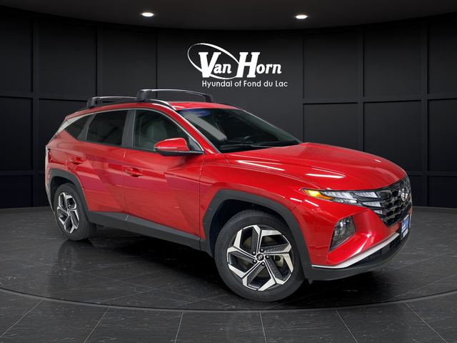 Calypso Red 2023 Hyundai Tucson SUV / Crossover All-Wheel Drive 8-Speed Automatic