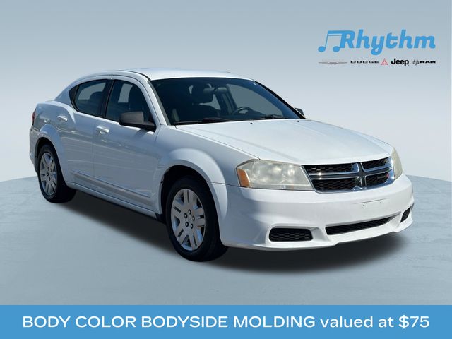 Bright White Clearcoat 2012 Dodge Avenger SE FWD Sedan Front-Wheel Drive 4-Speed Automatic
