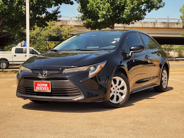 Midnight Black Metallic 2025 Toyota Corolla Sedan Front-Wheel Drive Continuously Variable Transmission