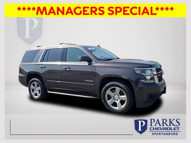 Gray (Tungsten Metallic) 2018 Chevrolet Tahoe SUV / Crossover 4X2 6-Speed Automatic Overdrive