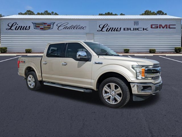 White Gold 2018 Ford F-150 Pickup Truck Four-Wheel Drive Automatic