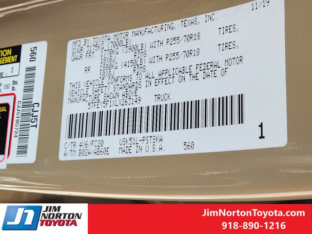 Used 2020 Toyota Tundra Truck