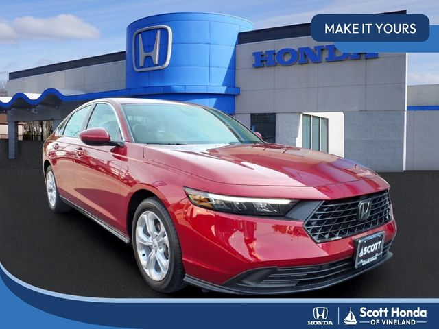 Radiant Red Metallic 2025 Honda Accord Sedan Front-Wheel Drive Continuously Variable Transmission