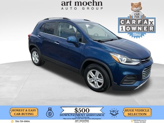 Pacific Blue Metallic 2019 Chevrolet Trax LT FWD SUV / Crossover Front-Wheel Drive 6-Speed Automatic