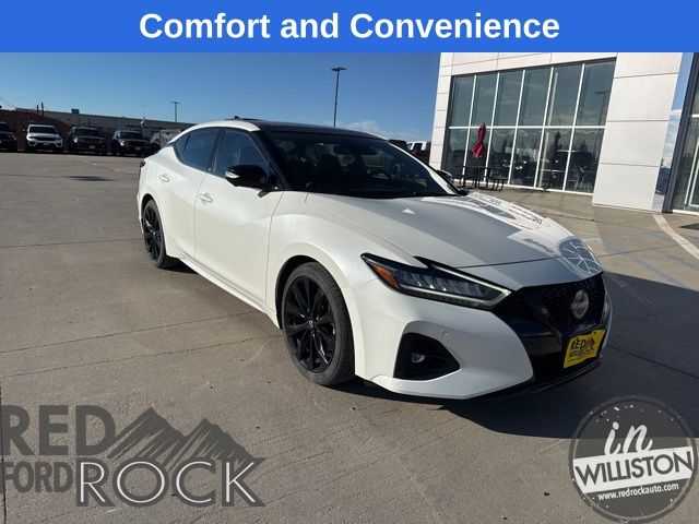 Pearl White Tricoat 2023 Nissan Maxima SR FWD Sedan Front-Wheel Drive Continuously Variable Transmission