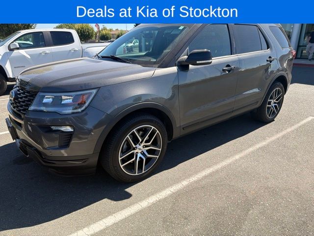 Gray (Magnetic) 2018 Ford Explorer SUV / Crossover All-Wheel Drive 6-Speed Automatic