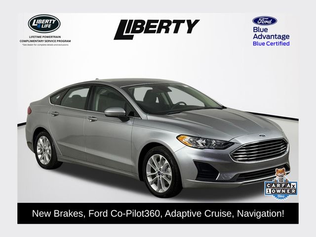 Silver Metallic 2020 Ford Fusion Sedan Front-Wheel Drive Automatic