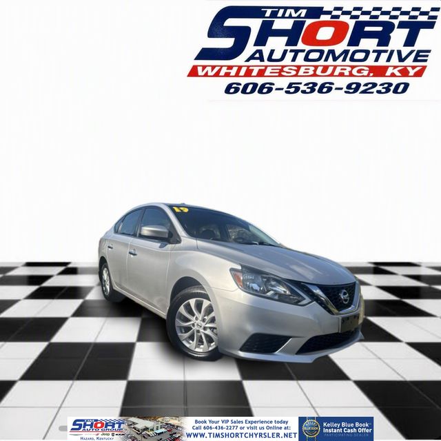 Brilliant Silver Metallic 2019 Nissan Sentra Sedan Front-Wheel Drive Continuously Variable Transmission