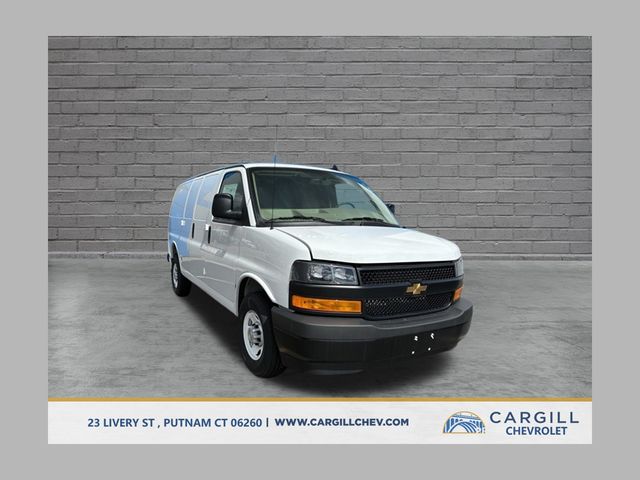 Summit White 2025 Chevrolet Express Cargo Van Rear-Wheel Drive 8-Speed Automatic Overdrive