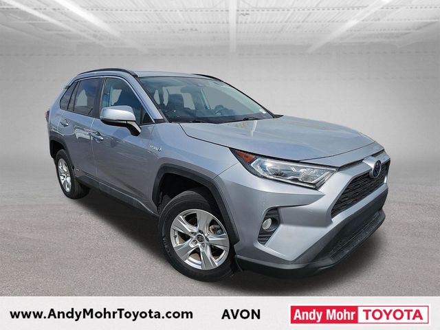 Silver Sky Metallic 2021 Toyota RAV4 Hybrid SUV / Crossover All-Wheel Drive Continuously Variable Transmission