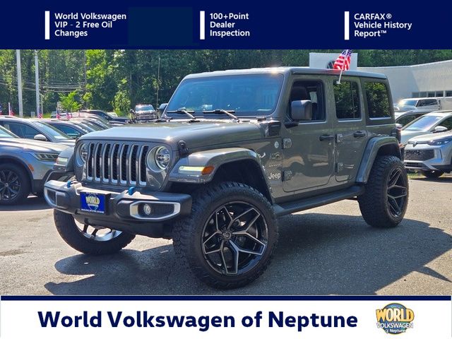 Sting-Gray Clearcoat 2022 Jeep Wrangler 4xe SUV / Crossover Four-Wheel Drive 8-Speed Automatic