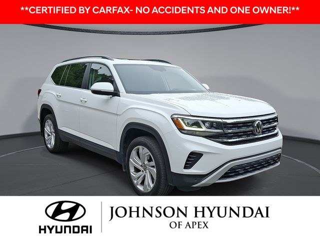 Pure White 2023 Volkswagen Atlas SUV / Crossover All-Wheel Drive 8-Speed Automatic