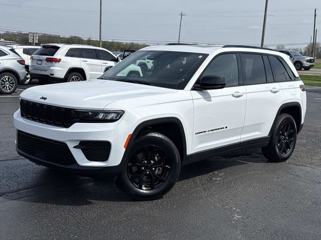 Bright White Clearcoat 2024 Jeep Grand Cherokee Altitude X 4WD SUV / Crossover Four-Wheel Drive 8-Speed Automatic