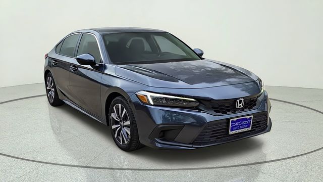 Gray 2023 Honda Civic Hatchback Hatchback Front-Wheel Drive Continuously Variable Transmission