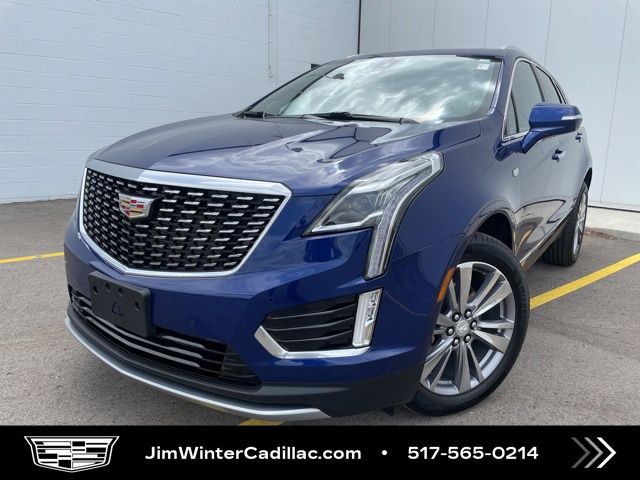 Blue Metallic 2025 Cadillac XT5 Premium Luxury AWD SUV / Crossover Four-Wheel Drive 9-Speed Automatic