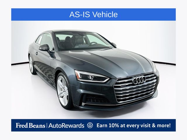 Gray Metallic 2018 Audi A5 Coupe All-Wheel Drive 7-Speed Automatic