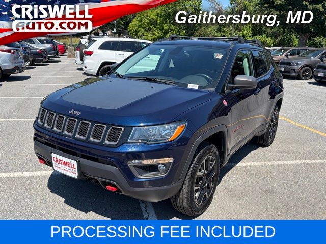 Blue Pearl 2019 Jeep Compass SUV / Crossover Four-Wheel Drive 9-Speed Automatic