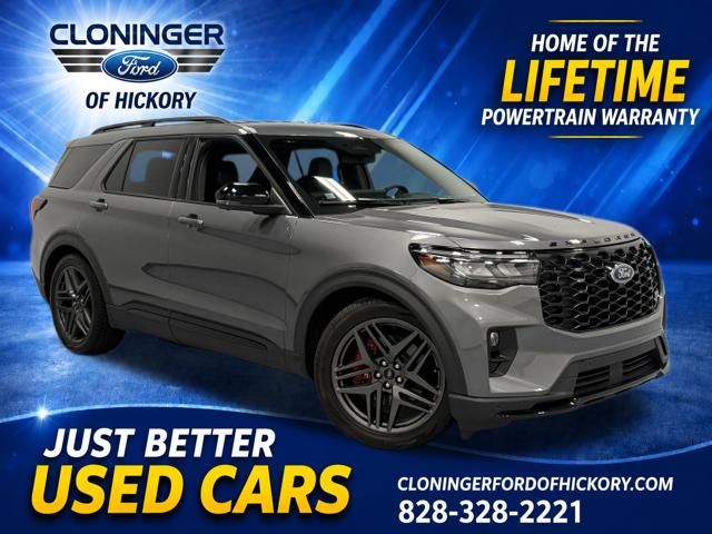 Carbonized Gray Metallic 2025 Ford Explorer SUV / Crossover All-Wheel Drive Automatic