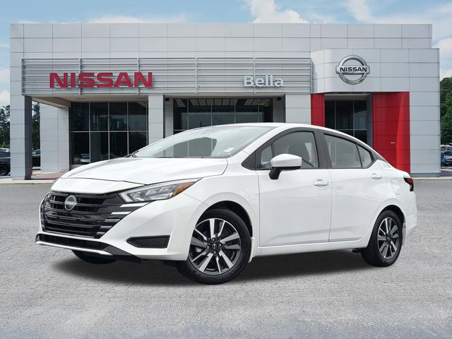 Aspen White Tricoat 2025 Nissan Versa SV FWD Sedan Front-Wheel Drive Continuously Variable Transmission