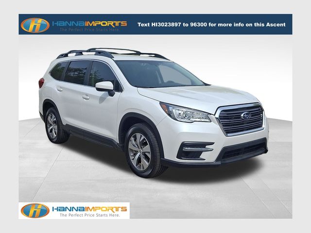 Crystal White Pearl 2021 Subaru Ascent Premium 8-Passenger AWD SUV / Crossover All-Wheel Drive Continuously Variable Transmission