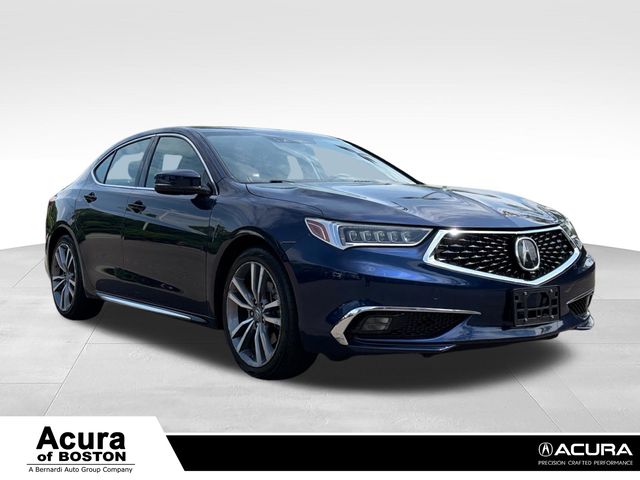 Blue 2020 Acura TLX Sedan All-Wheel Drive 9-Speed Automatic