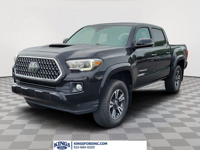 Midnight Black Metallic 2019 Toyota Tacoma Pickup Truck Four-Wheel Drive 6-Speed Automatic