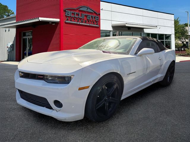 Summit White 2015 Chevrolet Camaro 1LT Convertible RWD Convertible Rear-Wheel Drive 6-Speed Automatic