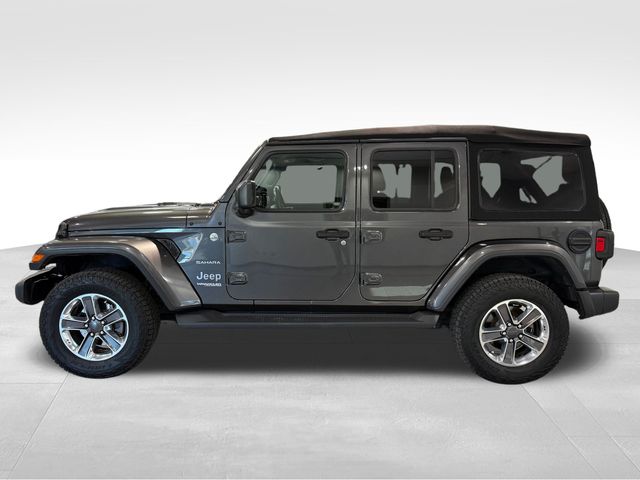 2021 Jeep Wrangler Unlimited Sahara Gray at Stokes Volkswagen