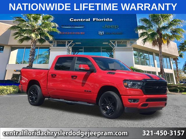 Flame Red Clearcoat 2020 RAM 1500 Pickup Truck 4X2 8-Speed Automatic