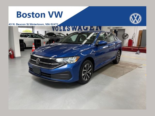 Blue Metallic 2023 Volkswagen Jetta Sedan Front-Wheel Drive 8-Speed Automatic
