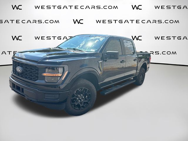 Black Metallic 2025 Ford F-150 STX SuperCrew 4WD Pickup Truck Four-Wheel Drive Automatic
