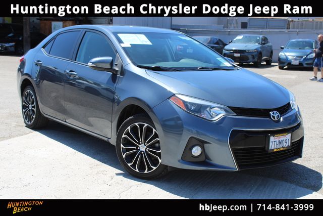 Slate Metallic 2016 Toyota Corolla S Plus Sedan Front-Wheel Drive Continuously Variable Transmission