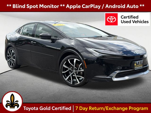 Midnight Black Metallic 2023 Toyota Prius Prime Hatchback Front-Wheel Drive Continuously Variable Transmission