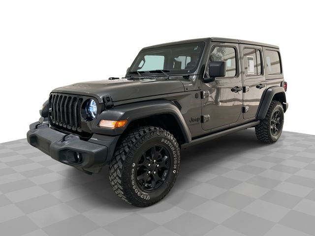 Gray (Granite Crystal Metallic Clearcoat) 2020 Jeep Wrangler Unlimited Willys 4WD SUV / Crossover Four-Wheel Drive 8-Speed Automatic