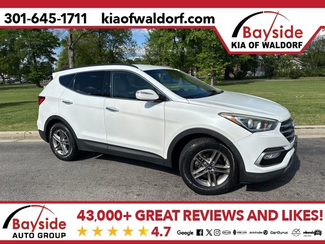 Frost White Pearl 2017 Hyundai Santa Fe Sport 2.4L AWD SUV / Crossover All-Wheel Drive 6-Speed Automatic