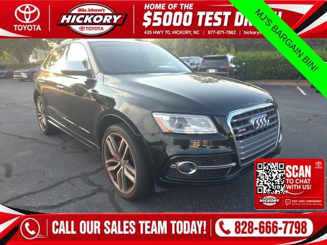 Brilliant Black 2015 Audi SQ5 SUV / Crossover All-Wheel Drive 8-Speed Automatic
