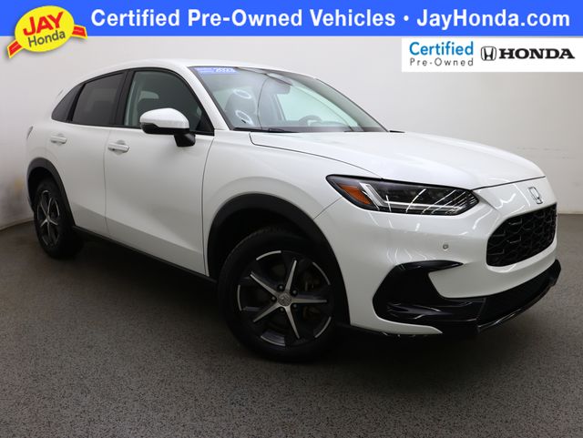 Platinum White Pearl 2023 Honda HR-V SUV / Crossover All-Wheel Drive Continuously Variable Transmission