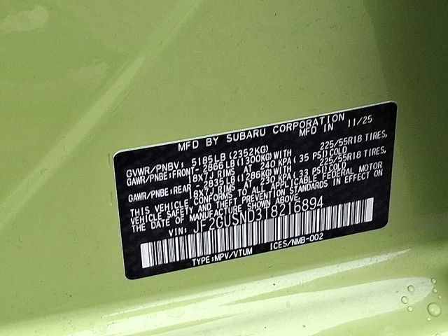 new 2026 Subaru Crosstrek Hybrid car, priced at $38,881