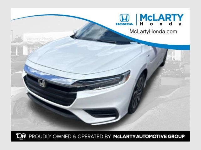 Platinum White Pearl 2021 Honda Insight Touring FWD Sedan Front-Wheel Drive Continuously Variable Transmission