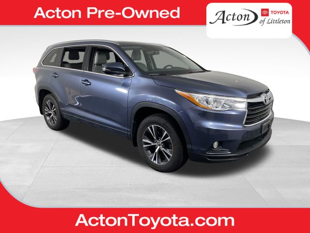 Shoreline Blue Pearl 2016 Toyota Highlander XLE AWD SUV / Crossover All-Wheel Drive 6-Speed Automatic Overdrive