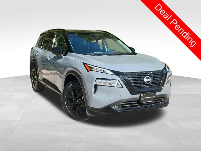 Boulder Gray Pearl/Super Black 2023 Nissan Rogue SUV / Crossover All-Wheel Drive Continuously Variable Transmission