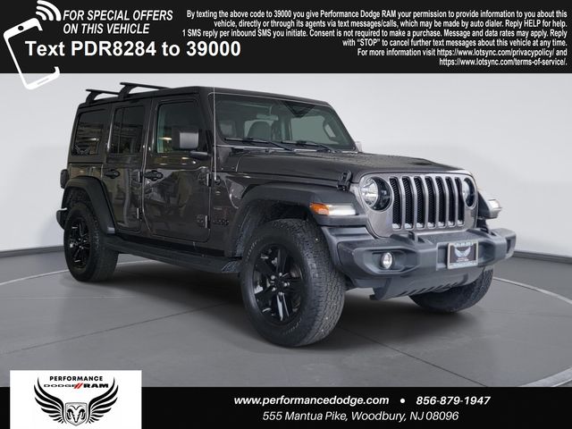Gray (Granite Crystal Metallic Clearcoat) 2021 Jeep Wrangler Unlimited Sport Altitude 4WD SUV / Crossover Four-Wheel Drive 8-Speed Automatic