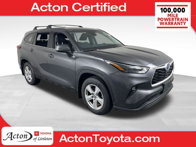 Magnetic Gray Metallic 2022 Toyota Highlander Hybrid SUV / Crossover All-Wheel Drive Continuously Variable Transmission