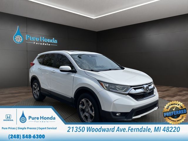 Platinum White Pearl 2019 Honda CR-V EX-L AWD SUV / Crossover All-Wheel Drive Continuously Variable Transmission
