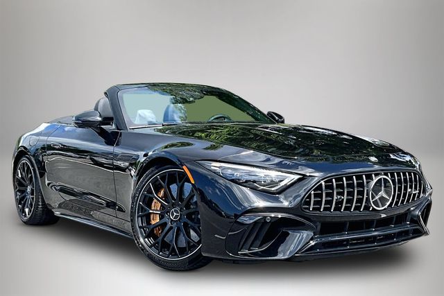 Black 2026 Mercedes-Benz SL-Class AMG SL 63 S E Performance 4MATIC Convertible All-Wheel Drive 9-Speed Automatic